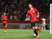 韩国亚运队前锋：亚运会明确的目标是夺冠，只要赢球就算成功