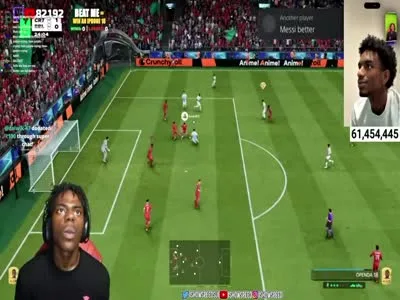 巴尔德与网红Speed进行FUT游戏线上对战。