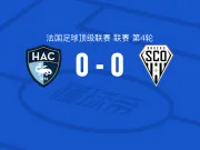 勒阿弗尔0-0昂热,双方互交白卷