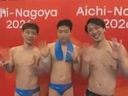王宗源成功卫冕亚运会跳水男子3米板，郑九源摘银