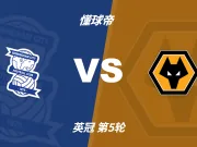 彩民支持率:伯明翰vs狼队,客胜误差值+27%