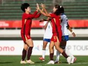 中国女足5-1菲律宾女足头名出线，王妍雯戴帽，陈巧珠破门