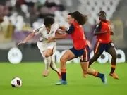 半场:U20西班牙女足0-0朝鲜女足,朴玉一失良机