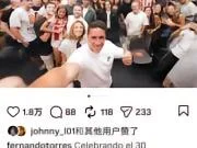 托雷斯 ins: 在拉斯罗萨斯门店庆祝耐克西班牙...