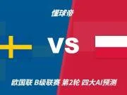 四大AI预测瑞典vs波兰：三家看好主胜，Kimi建议平局
