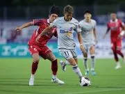 冈山绿雉3-2广岛三箭，河野孝汰戴帽，奥贝丹染红