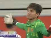 青岛西海岸为李昊喝彩：两扑点球助力国足亚运会队勇夺铜牌