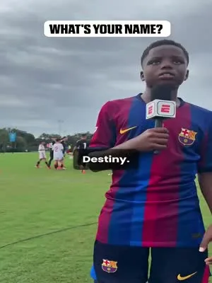 拉玛西亚天才前锋德斯蒂尼-科西索接受ESPN的快...