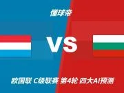 四大AI预测卢森堡vs保加利亚:两家看好客胜,两家猜平局