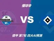 四大AI预测帕德博恩vs汉堡：三家看好客胜，豆包看好平局