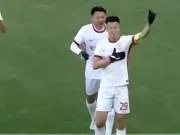 半场战报：长春亚泰2-0梅州客家，周大地传射，谭龙破门